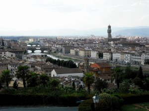 Firenze - Fiume Arno con il Ponte Vecchio