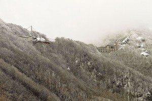 Il monastero inbiancato..