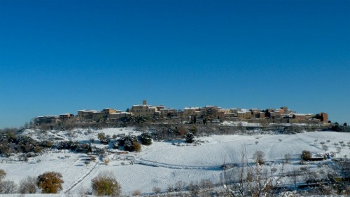 Casole d'Elsa - Panorama con la neve