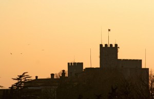 Castello di Duino al tramonto