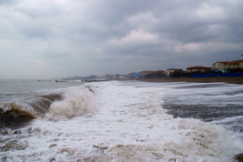 ''Mareggiata a Marina'' - Cecina