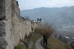 Le mura verso Sabbionara