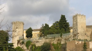 Veduta da Ovest del castello