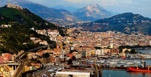 Salerno - Panoramica su Salerno Salerno - Panoramica su Salerno