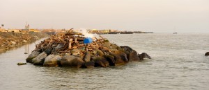 detriti marini e non dopo un temporale