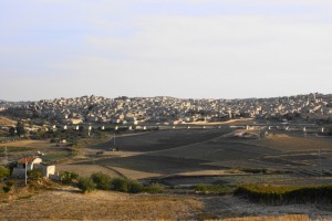 Riesi vista dalla Vasca.