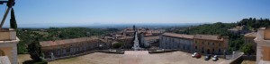 Vista sul paese da Palazzo Farnese