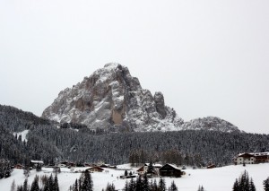 il Sasso Lungo visto da Santa Cristina Valgardena