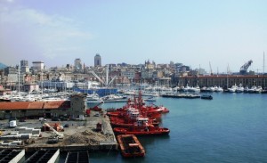 Entrando nel Porto Antico