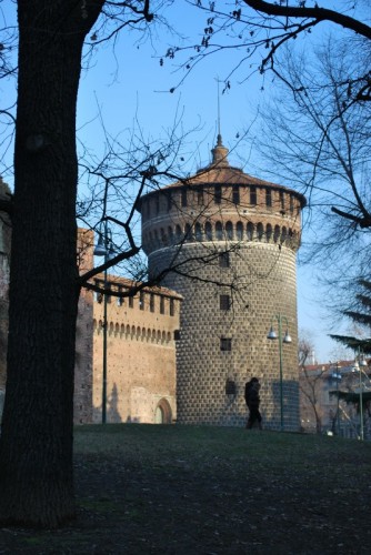 Milano - Castello Sforzesco: il torrione dei Carmini