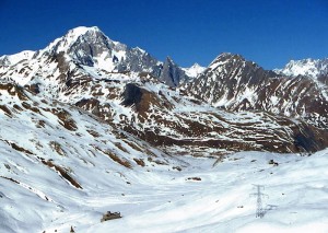 Pamoramica del Passo  del Piccolo S. Bernardo