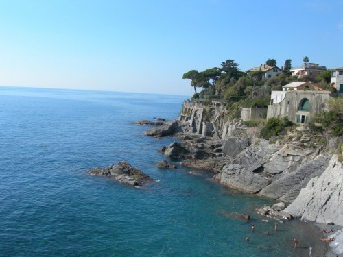 Bogliasco - Un tuffo a novembre nel mare blu di Bogliasco! Bogliasco - Un tuffo a novembre nel mare blu di Bogliasco!