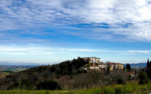 Collesalvetti - Colognole  Panorama retro