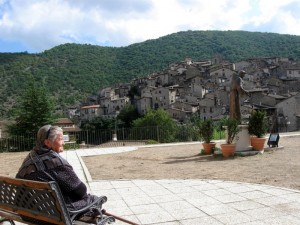 Scanno e la vecchia signora