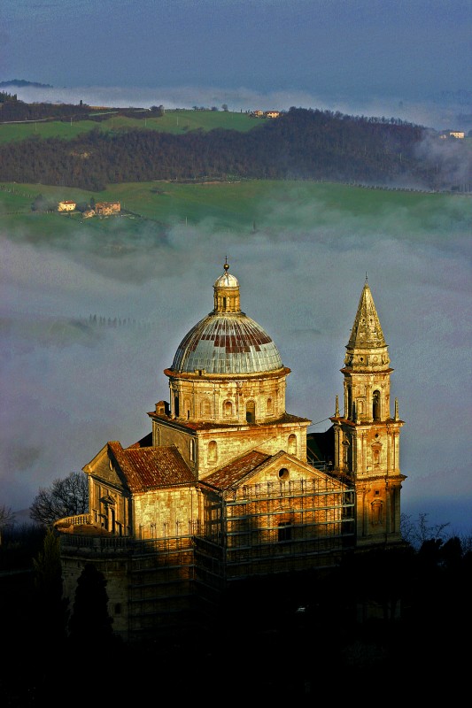 ''San Biagio e nebbie'' - Montepulciano