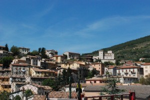 panoramica di Gualdo Tadino