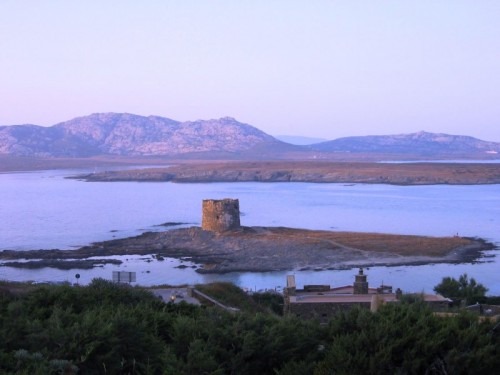 Stintino - La Torre della Pelosa al tramonto