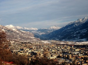 Aosta e le sue montagne