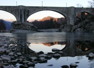 Ponte d’Agnona. “Una coperta di ghiaccio per i monti nel Sesia”