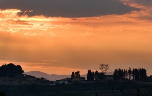 I dintorni di Bacchereto…… al tramonto