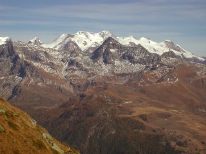 Il Monte Rosa e la val d’Ayas