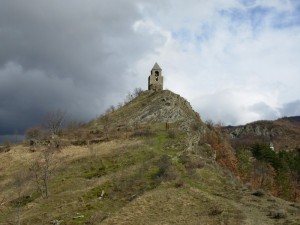 Arrampicandosi a Rocca Corneta