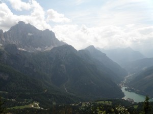 Alleghe dal monte Fertazza (2100 mt)