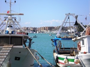Manfredonia tra i pescherecci..