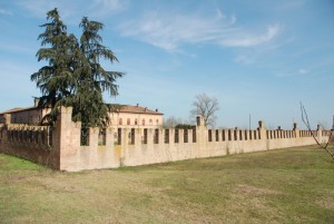 La cinta muraria posteriore del Castello
