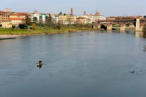 Pavia e il suo fiume.