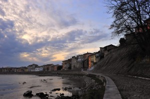 Si avvicina il tramonto su Pescantina