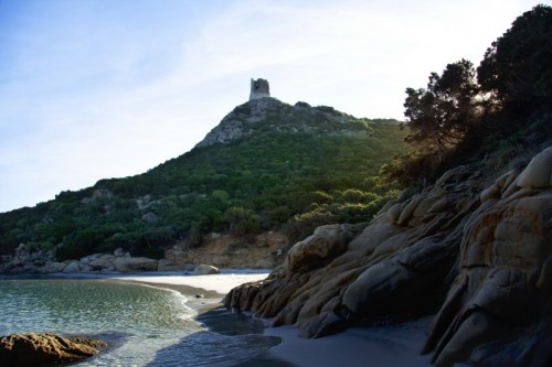 Villasimius - la torre della spiaggia di Porto Giunco