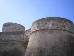 I torrioni del castello svevo-angioino.