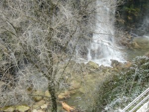 la cascata d’inverno