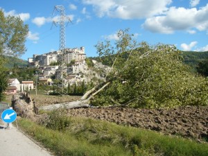 il risultato di una tromba d’aria
