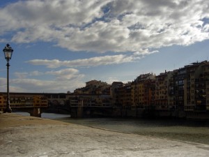 Ponte Vecchio accarezzato dal sole d’autunno.