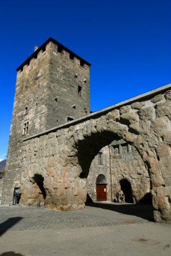 Aosta - L'arco centrale