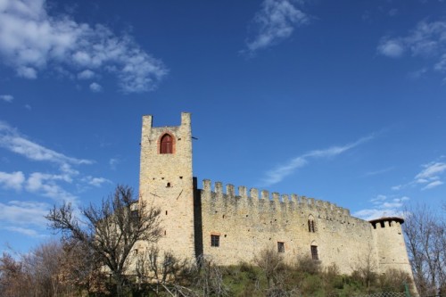 Carpaneto Piacentino - Torre quadra e torre tonda Carpaneto Piacentino - Torre quadra e torre tonda