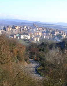 giungendo da Viterbo per la vecchia ortana