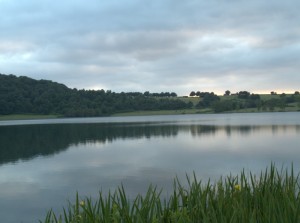 panorama sul lago di mezzano