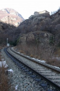 La ferrovia del forte di Bard