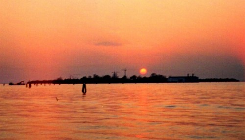 Venezia - lido al tramonto