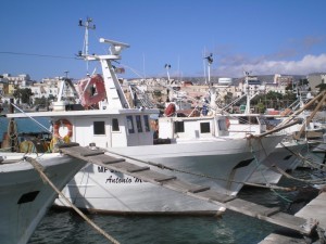 Manfredonia, dal molo di levante.