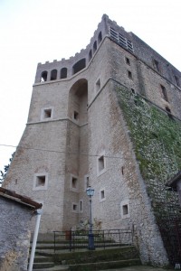 Un particolare di Rocca Sinibalda