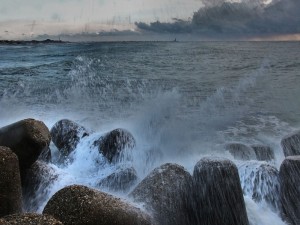 Il cielo e il mare non promettono nulla di buono