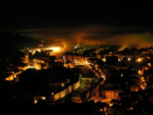 Spoleto, notte nebbiosa…