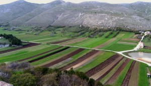 Geometrie di campi sotto il borgo