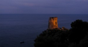 Praiano - Torre Asciola by night