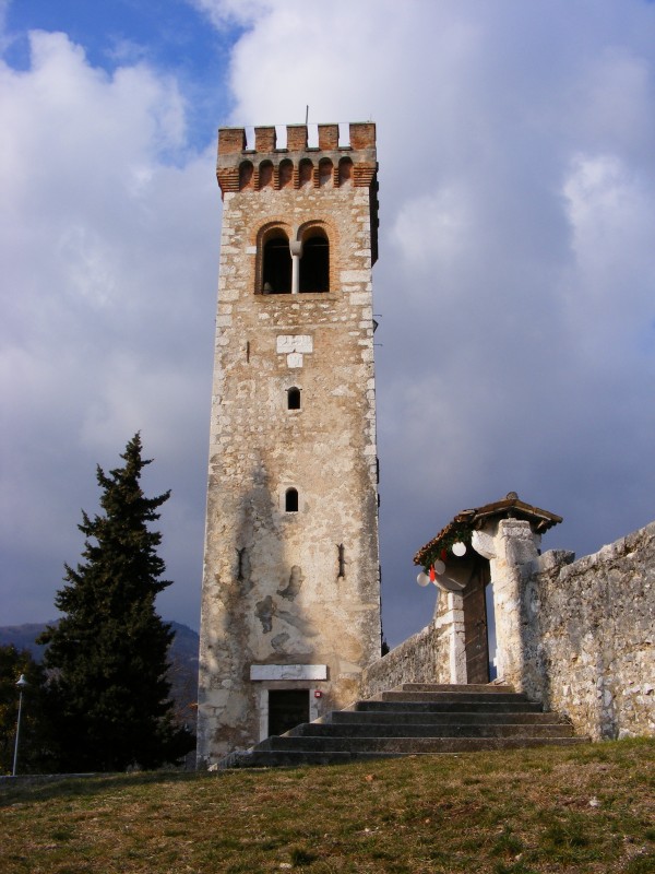 ''La Torre Campanaria del Castello di Caneva con  simboli della Serenissima'' - Caneva