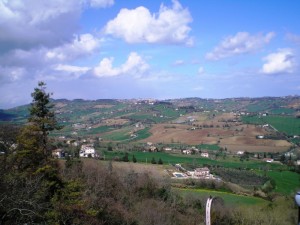 ..colline marchigiane viste da Osimo..
